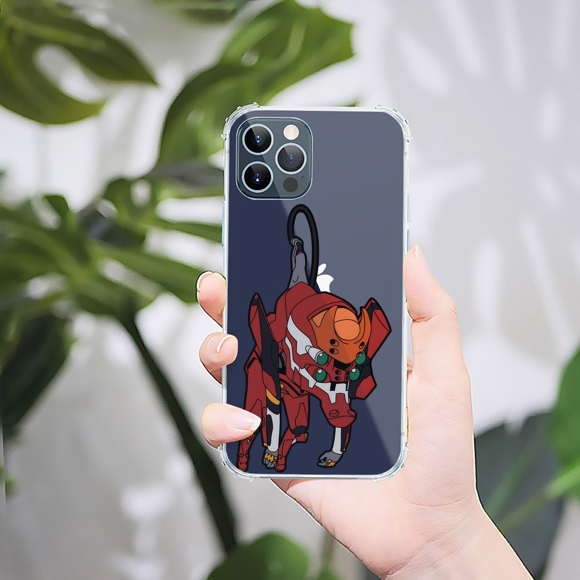（画像用） EVA 新世紀エヴァンゲリオン 【iPhone 12シリーズ対応】透明スマホケース（クリアソフトケース）